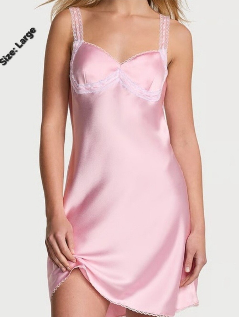 NWT Victoria's Secret PINK by Frankie's Bikinis Scout Crepe Midi Dress size L